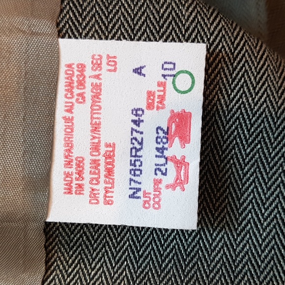 Vintage Evan Picone Green Suit Jacket Size 10 - Picture 6 of 9